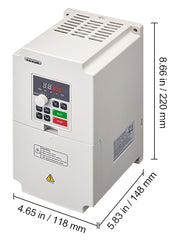 Bild in Galerie-Viewer laden, Amocart 2.2/3/4/7.5KW VFD Frequency Inverter 110V/220V 1/3P Input 3P Output Variable Frequency Drive CNC Motor Converter
