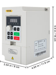 Bild in Galerie-Viewer laden, Amocart 2.2/3/4/7.5KW VFD Frequency Inverter 110V/220V 1/3P Input 3P Output Variable Frequency Drive CNC Motor Converter
