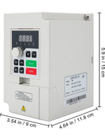Amocart 2.2/3/4/7.5KW VFD Frequency Inverter 110V/220V1/3P Input 3P Output VariableFrequency Drive CNC Motor Inverter Converter