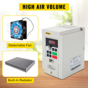 Bild in Galerie-Viewer laden, Amocart 2.2/3/4/7.5KW VFD Frequency Inverter 110V/220V 1/3P Input 3P Output Variable Frequency Drive CNC Motor Converter

