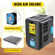 Bild in Galerie-Viewer laden, Amocart 2.2/3/4/7.5KW VFD Frequency Inverter 110V/220V1/3P Input 3P Output VariableFrequency Drive CNC Motor Inverter Converter

