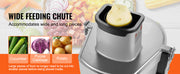 Charger l'image dans la visionneuse de galerie, Amocart Electric Vegetable Slicer 4 in 1 Multifunctional Food Cutter Vegetable Chopper for Slicing Shredding Dicing Slitting
