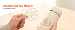 Amocart Vinyl Cutting Machine 12 in Button Screen Controlled Vinyl Cutter 5000+ Built-in Design Resources Creating Crafts Cards