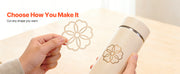 Bild in Galerie-Viewer laden, Amocart Vinyl Cutting Machine 12 in Button Screen Controlled Vinyl Cutter 5000+ Built-in Design Resources Creating Crafts Cards
