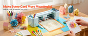 Bild in Galerie-Viewer laden, Amocart Vinyl Cutting Machine 12 in Button Screen Controlled Vinyl Cutter 5000+ Built-in Design Resources Creating Crafts Cards
