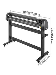 Charger l'image dans la visionneuse de galerie, Amocart 53Inch Vinyl Cutter Plotter Machine 1350mm Vinyl Cutting Plotter Signmaster LCD Screen for DIY Advertising Label Making
