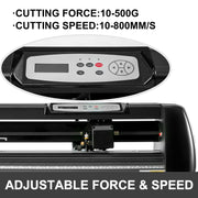 Bild in Galerie-Viewer laden, Amocart 34 Inch Vinyl Cutting Plotter Cutter Machine with 3 Blades SIGNMASTER Software Kit for Sign/Drawing/Decoration/Sticker
