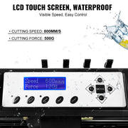 Charger l'image dans la visionneuse de galerie, Amocart 53Inch Vinyl Cutter Plotter Machine 1350mm Vinyl Cutting Plotter Signmaster LCD Screen for DIY Advertising Label Making
