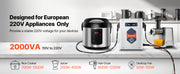 Charger l'image dans la visionneuse de galerie, Amocart Step Down/Up Voltage Converter 2000VA/3000VA 220V to 110V / 110V to 220V Power Transformer &amp; Outlets USB Output Display
