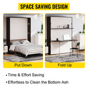 Charger l'image dans la visionneuse de galerie, Amocart DIY Murphy Bed Hardware Kit Vertical Mounting Wall Bed Spring Mechanism Heavy Duty King Queen Bed Support Hardware DIY
