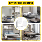Charger l'image dans la visionneuse de galerie, Amocart DIY Murphy Bed Hardware Kit Vertical Mounting Wall Bed Spring Mechanism Heavy Duty King Queen Bed Support Hardware DIY
