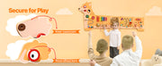 Bild in Galerie-Viewer laden, Amocart Puppy Kids Wall Busy Panels 12 Activities Board Montessori Sensory Learning Activity Center for Children Playroom Toys
