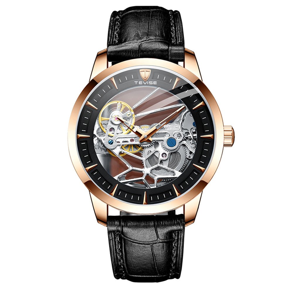 Watch Men's Mechanical Watch Automatic Waterproof Hollow Mechanical Watch Men - AMOCARTa7bdf5eb11b61126979bd6b2f7a45944