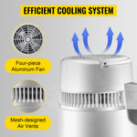 SucceBuy 4L Water Distiller Purifier Filter Dispenser Heating Drinking Bottle Softener  Stainless Steel Home Appliance for Offic