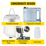 SucceBuy 4L Water Distiller Purifier Filter Dispenser Heating Drinking Bottle Softener  Stainless Steel Home Appliance for Offic