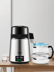 Bild in Galerie-Viewer laden, Amocart 4L Water Distiller Purifier Filter 1 L/H Distilling Speed Dispenser Drinking Bottle Softener Touch Screen Home Use
