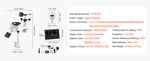 Amocart 7-in-1 Wi-Fi Weather Station 7.5-in Display with APP & Pool Thermometer, Weather Forecast, Wind Speed, Pool Temperature