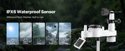 Bild in Galerie-Viewer laden, Amocart 7-in-1 Wi-Fi Weather Station &amp; APP Control, 7.5-Inch VA Display Solar Powered Sensor, Indoor &amp; Outdoor Weather Forecast
