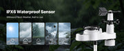 Bild in Galerie-Viewer laden, Amocart 5-in-1 Solar Powered Wi-Fi Weather Station for Weather Forecast, Wind Speed Direction, Temperature, Humidity, Rainfall
