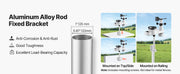 Bild in Galerie-Viewer laden, Amocart 5-in-1 Solar Powered Wi-Fi Weather Station for Weather Forecast, Wind Speed Direction, Temperature, Humidity, Rainfall
