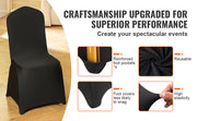 Charger l'image dans la visionneuse de galerie, Amocart 50PCS Spandex Chair Cover for Wedding Party Universal Fitted Chair Cover Removable Washable Protective Slipcovers
