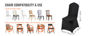 Load image into Gallery viewer, Amocart 30/50PCS Spandex Chair Cover for Wedding Party Universal Fitted Chair Cover Removable Washable Protective Slipcovers
