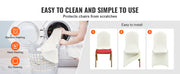 Charger l'image dans la visionneuse de galerie, Amocart 30/50PCS Ivory Stretch Spandex Folding Chair Covers Universal Fitted Chair Cover Removable Protective Slipcovers
