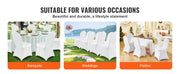 Charger l'image dans la visionneuse de galerie, Amocart 12/30/50/100Pcs Wedding Chair Cover Spandex Stretch Slipcover for Restaurant Banquet Dining Party White Chair Cover
