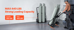 SucceBuy Dual Welding Cylinder Cart Oxygen Acetylene Tank Cart w/ 440LBS Static Capacity for Double 12.5-Inch Dia. Gas Cylinders