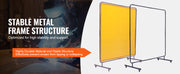 Bild in Galerie-Viewer laden, Amocart Welding Screen with Frame 6' x 6' Welding Curtain Screen Flame-Resistant Vinyl Welding Protection Screen
