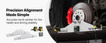 Amocart Wheel Alignment Tool Heavy Duty Toe & Camber Alignment Plates with Digital Angle Finder for Home Use Fits Car Truck SUV