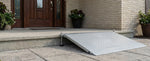 Amocart 42.5x23.2 in Threshold Ramp 1000LBS Platform Aluminum Wheelchair Ramp with Adjustable Height for Doorways Home Steps