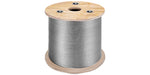 Amocart 152M/500Ft Wire Rope 316 Stainless Steel Strong Tension Soft Fishing Lifting Cable 7*7 Clothesline 1.5MM-3.2MM Diameter