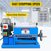 Load image into Gallery viewer, Amocart Electric Wire Stripping Machine 370W 1.5mm-38mm Cable Stripper Peeling 11 Channels &amp; 10 Blades Removing Plastic Rubber
