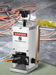 Charger l'image dans la visionneuse de galerie, Amocart Manual Wire Stripping Machine 1.5 - 25 mm + Hand Crank Portable Tool Aluminum Construction for Scrap Copper Recycling
