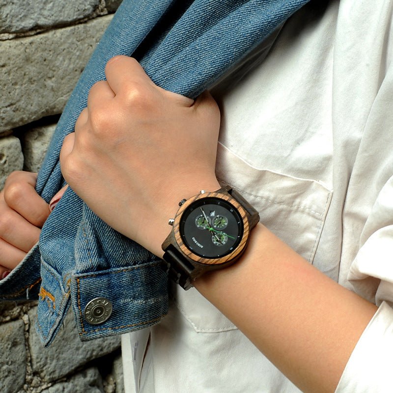 Wooden Watch For Men - AMOCART2194607c6cc8d8fe476ca8c93a1dcd04