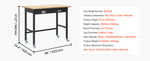 SucceBuy 48-inch Workbench 1500 lbs Capacity Garage Workbench with Drawer Storage & Wheels Workshop Bench on Wheels for Workshop