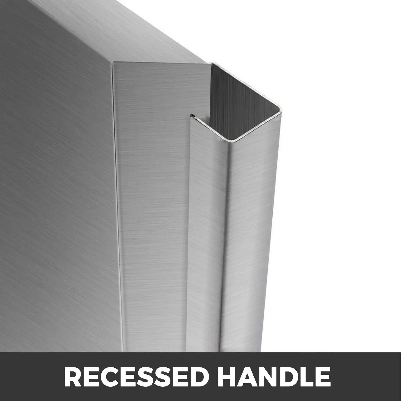 Stainless Steel BBQ Cabinet Access Door W/ Recessed Handle for Indoor/Outdoor Kitchen BBQ Island Kitchen Sink Fireplace - Image 4