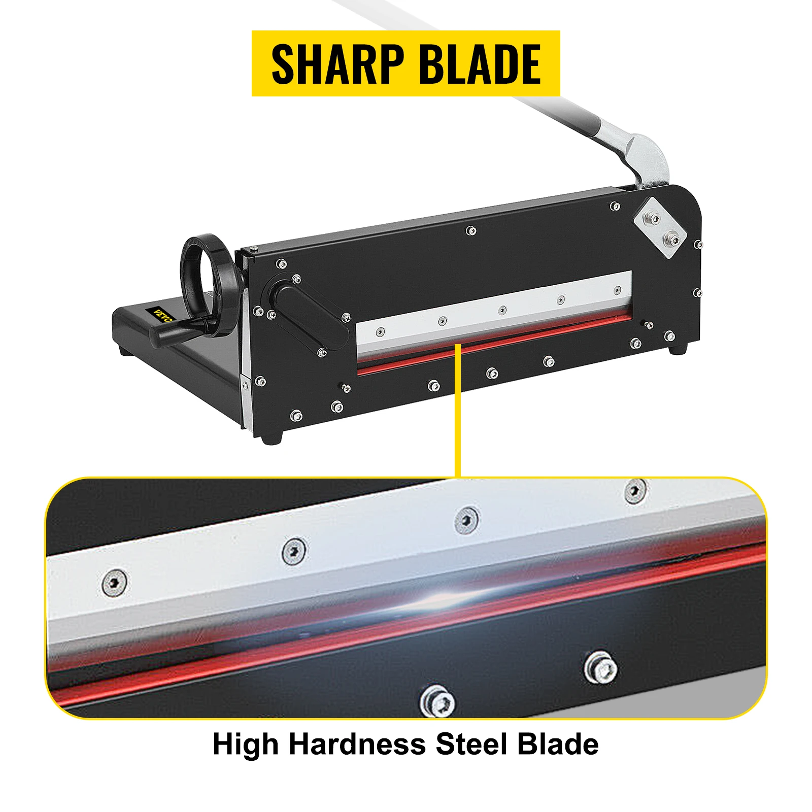 A4 12" Manual Paper Cutter Heavy Duty Guillotine Trimmer 300 Sheets Die Cutters for Home Office Laboratory Commercial - Image 5