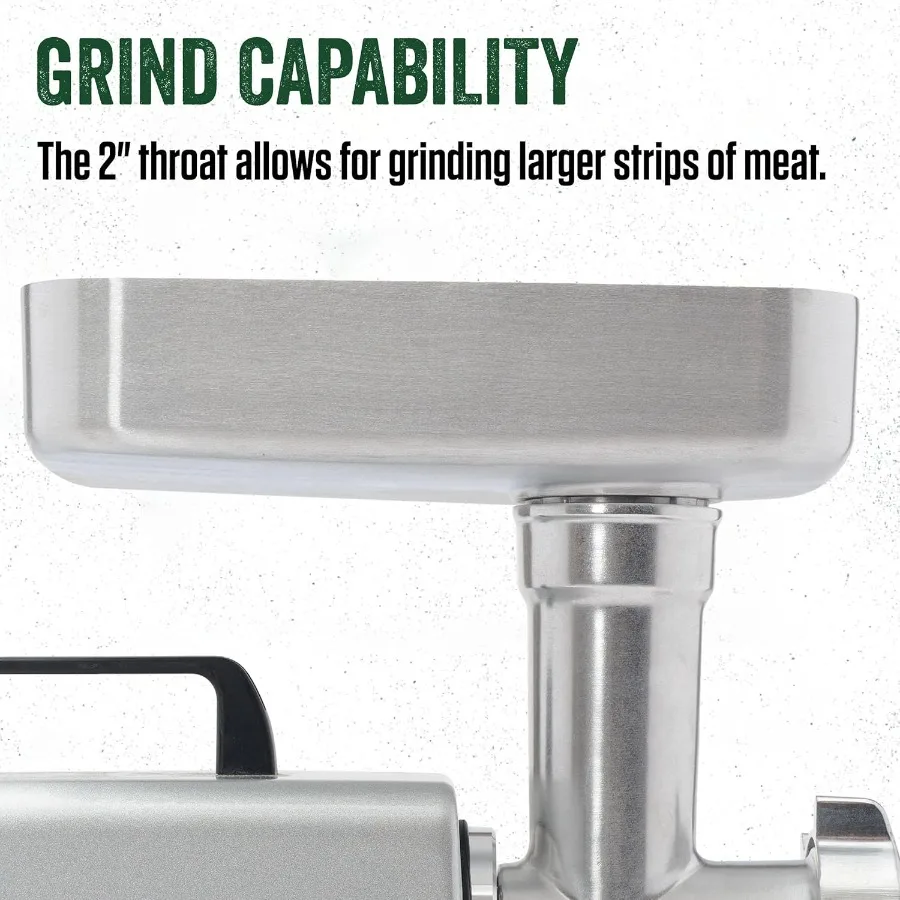 MightyBite 8 Meat Grinder 500 Watt Aluminum Electric Meat Grinder Machine HighEfficiency Kitchen Tool for Home Use Perfect for - Image 4