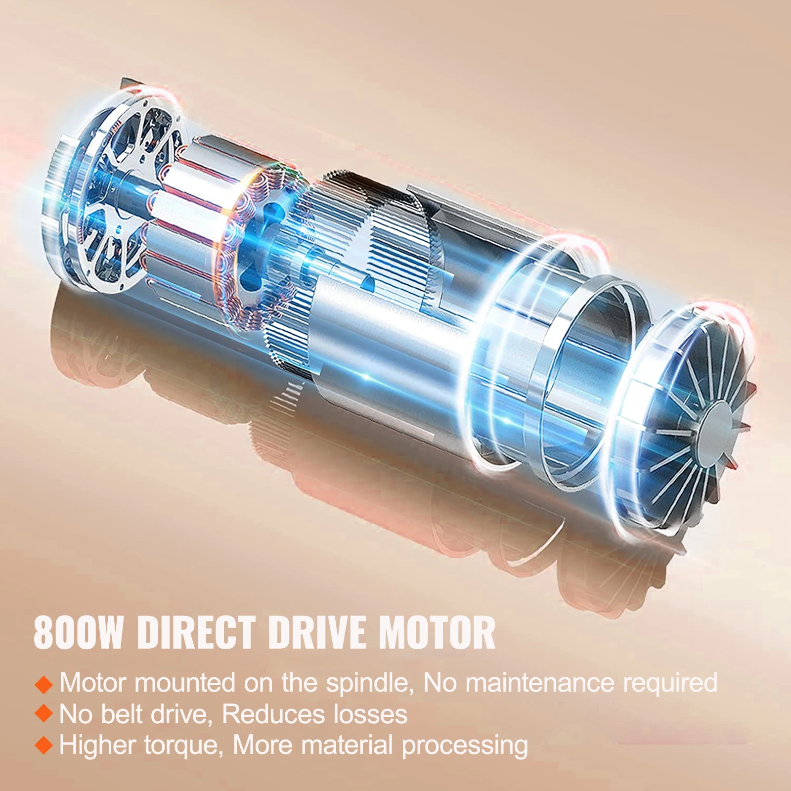 Brushless Mini Metal Lathe 7''x16'' / 180mm*400mm 800W Digital Display Continuously Variable Metalworking Turning - Image 3