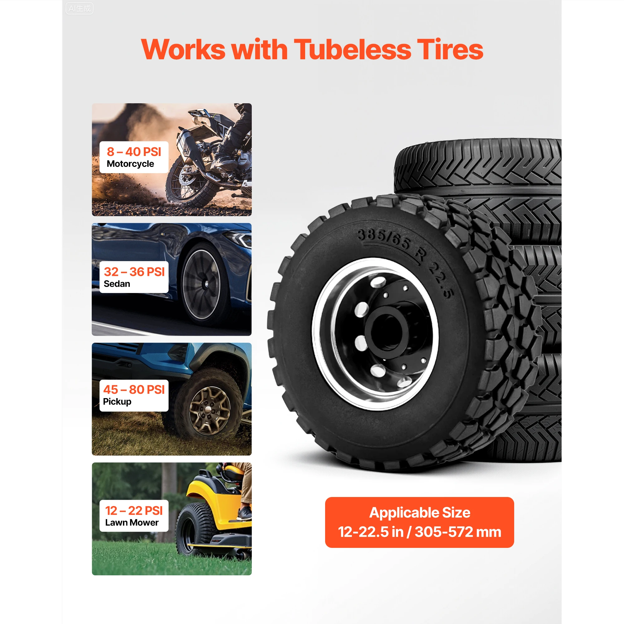 Portable Tire Bead Seater 6L/8L/10L/12 L Air Bead Blaster Trigger Seating Inflator for Car Compact SUV Light Truck ATV - Image 3