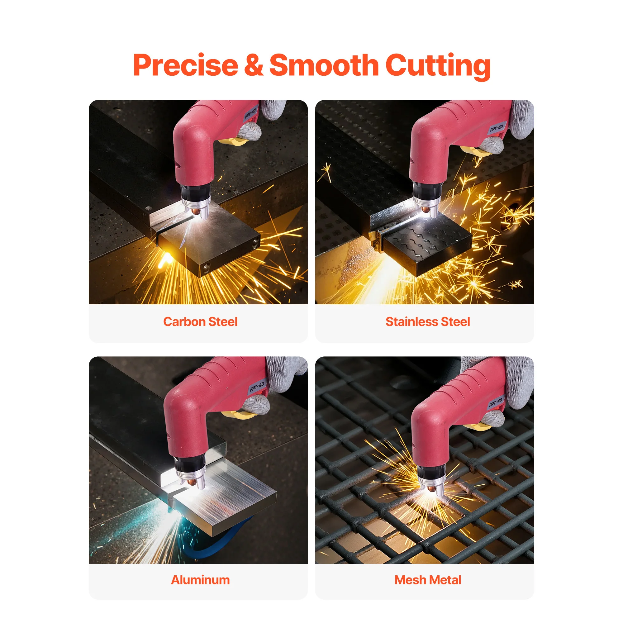 Plasma Cutter 65A Non-Touch Pilot Arc Plasma Cutting Machine Non-High Frequency-with 2T/4T Function &Adjustable PT Time - Image 3