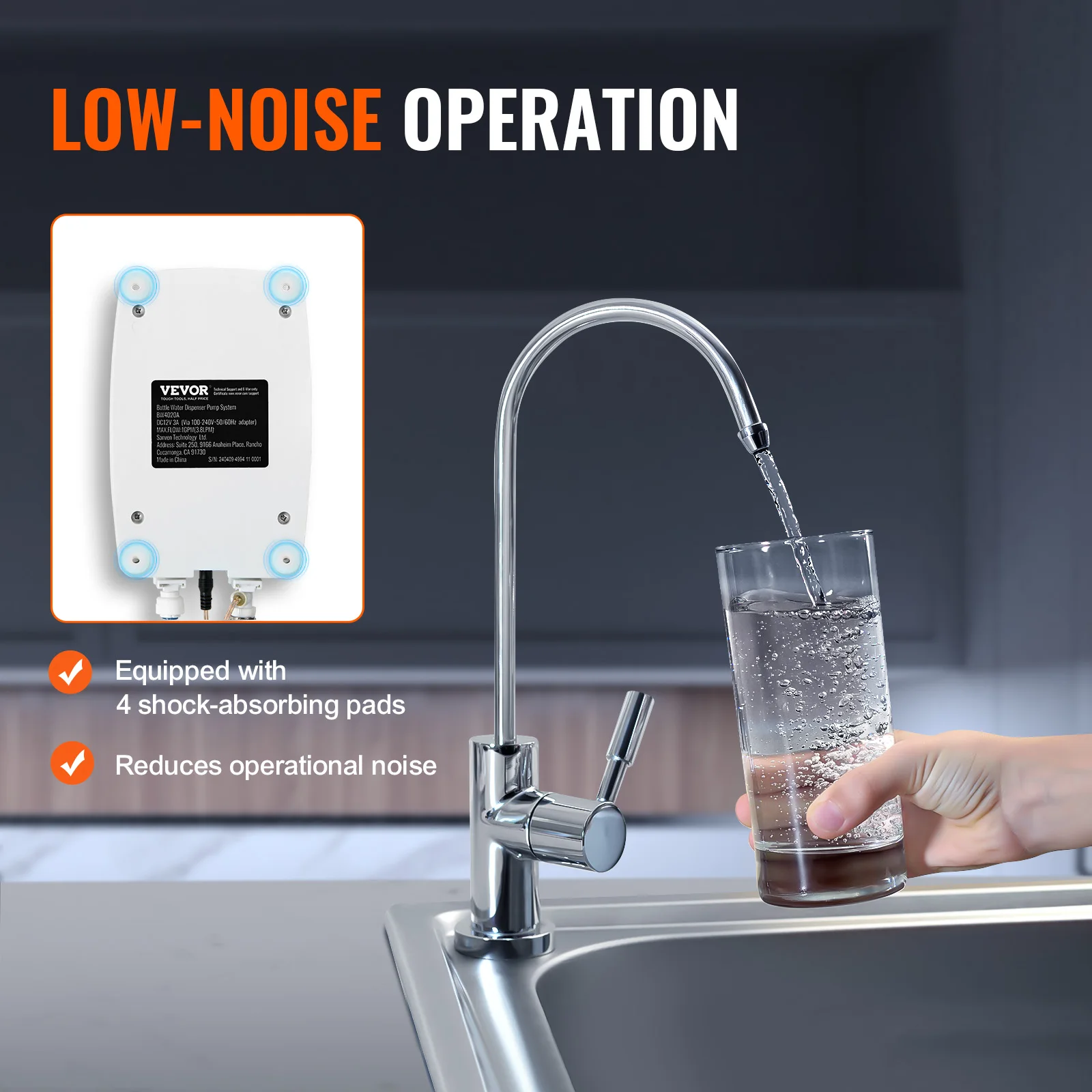 2x5Gal Bottled Water Dispenser Pump System Dispensing System Auto Electric Water Dispenser Double-Pipe Water Jug Pump - Image 5