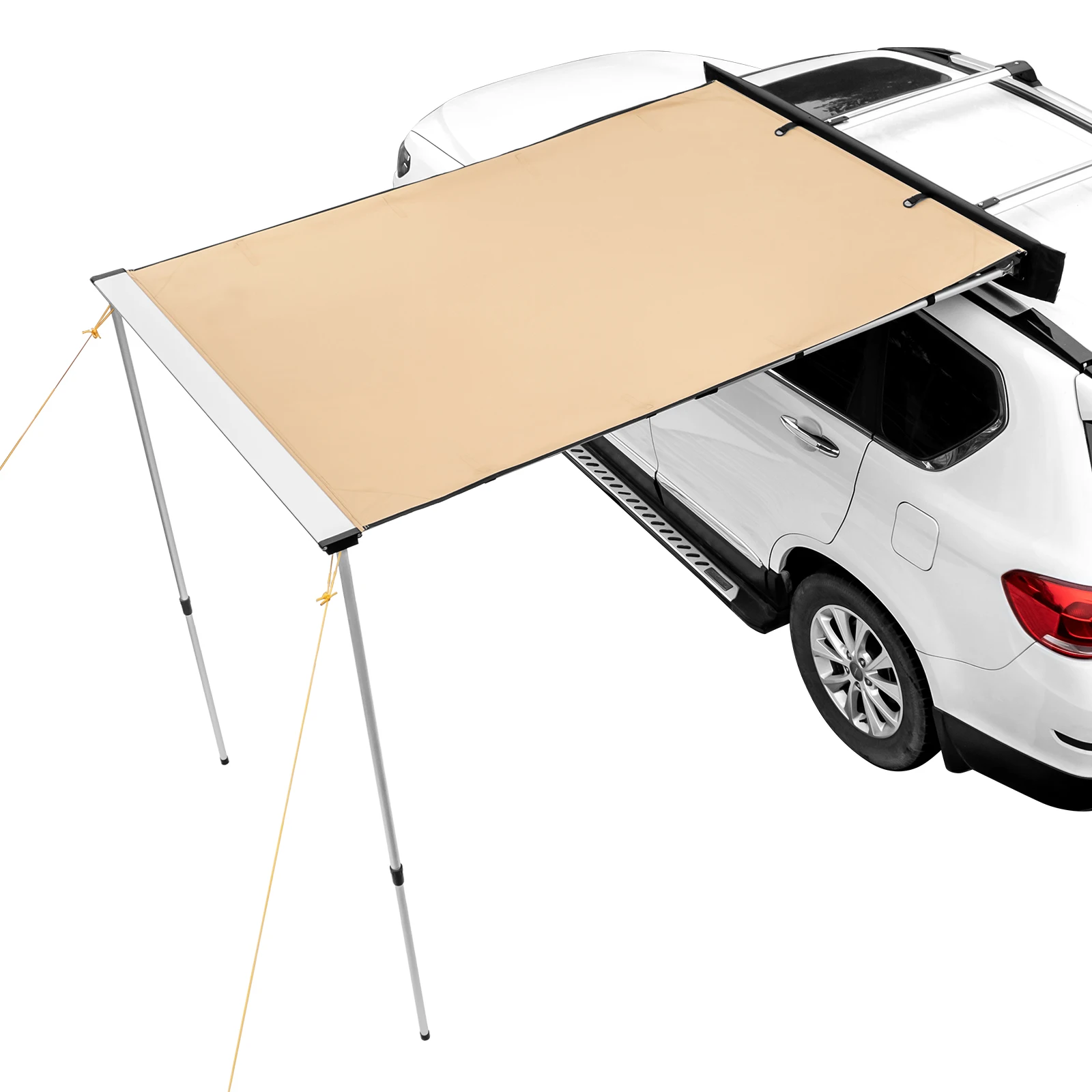 Vehicle Awning Retractable Car Side Awning Car Awning with Waterproof Storage Bag Suitable for Truck SUV Van Campers