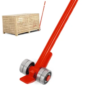 5-6FT Pry Lever Bar 6600LBS Labor-saving Durable Wheels Tilt Off Ground Ergonomic Handle for Metallurgy Manufacturing