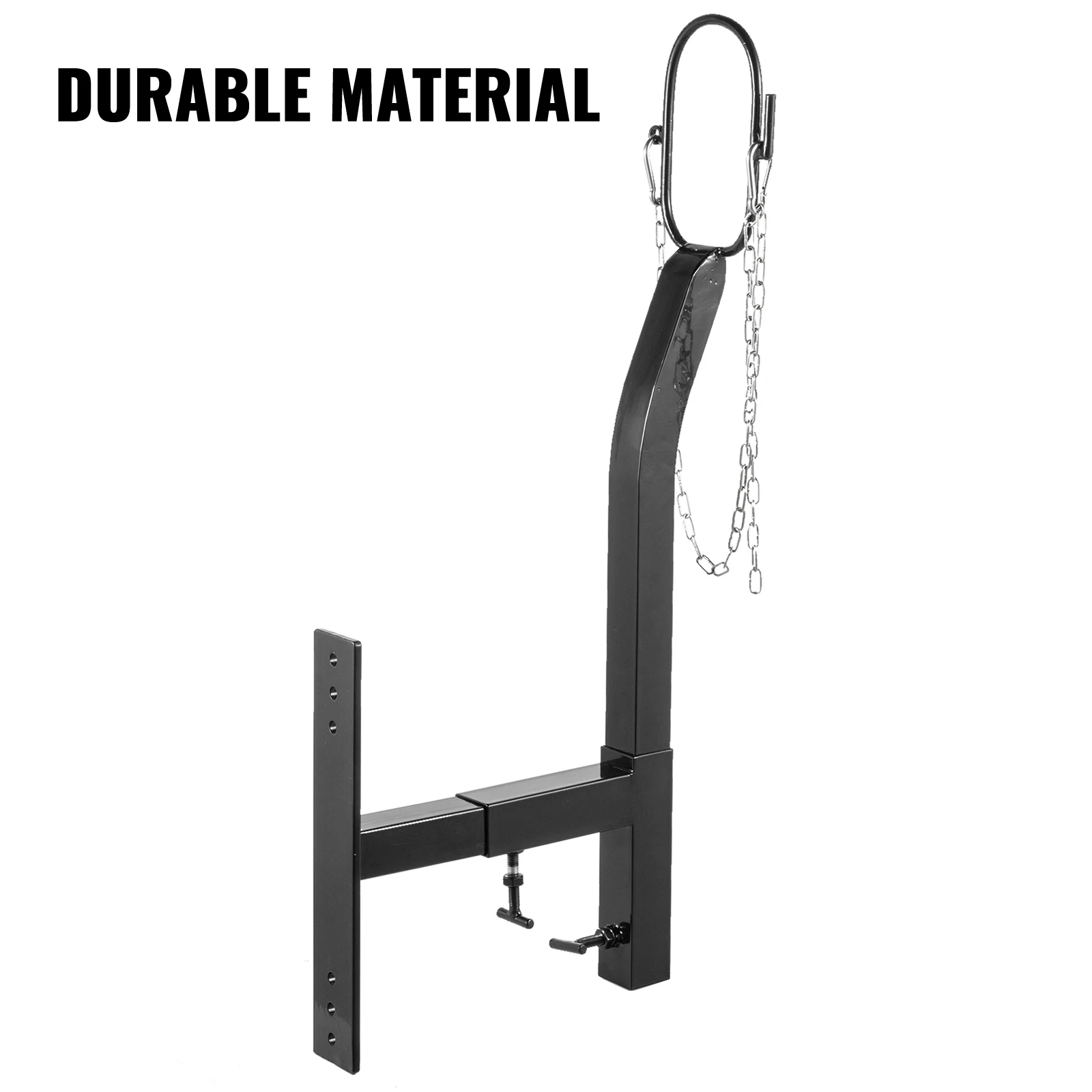 Galvanized Livestock Stand Adjust Shaving Stand Black/White Adjust Livestock Stand Nose Loop Goat Trimming Stand - Image 3