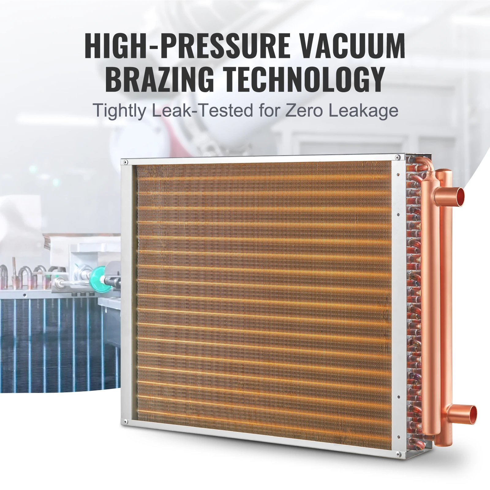 Heat Exchanger Water to Air 18"x 20" for Outdoor Wood Furnaces Residential Heating and Cooling and Forced Air Heating - Image 6