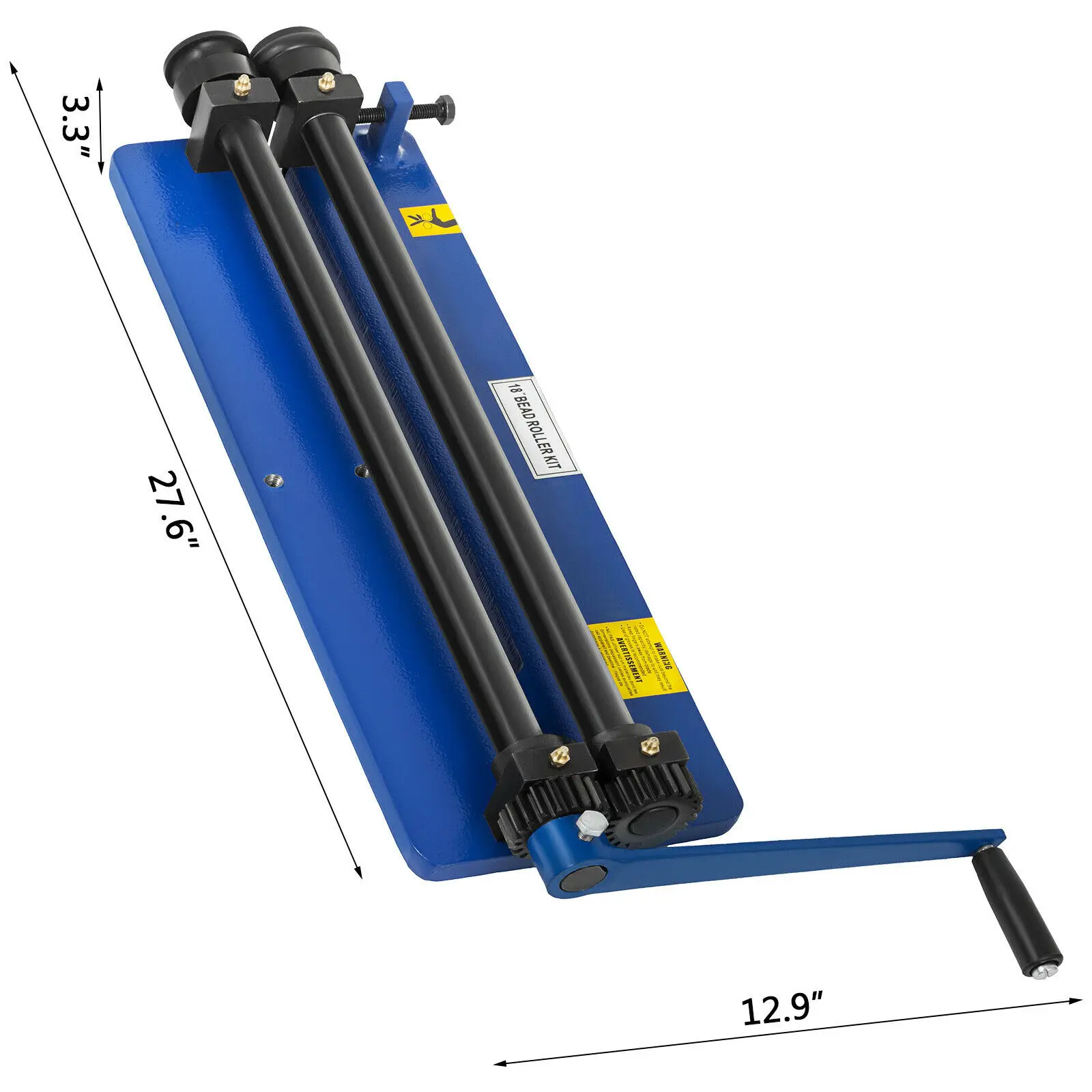 18 Bead Roller Rotary Swaging Machine Bending Machinery with 6 Dies for DIY Workshop Strengthening Ribs - Image 5