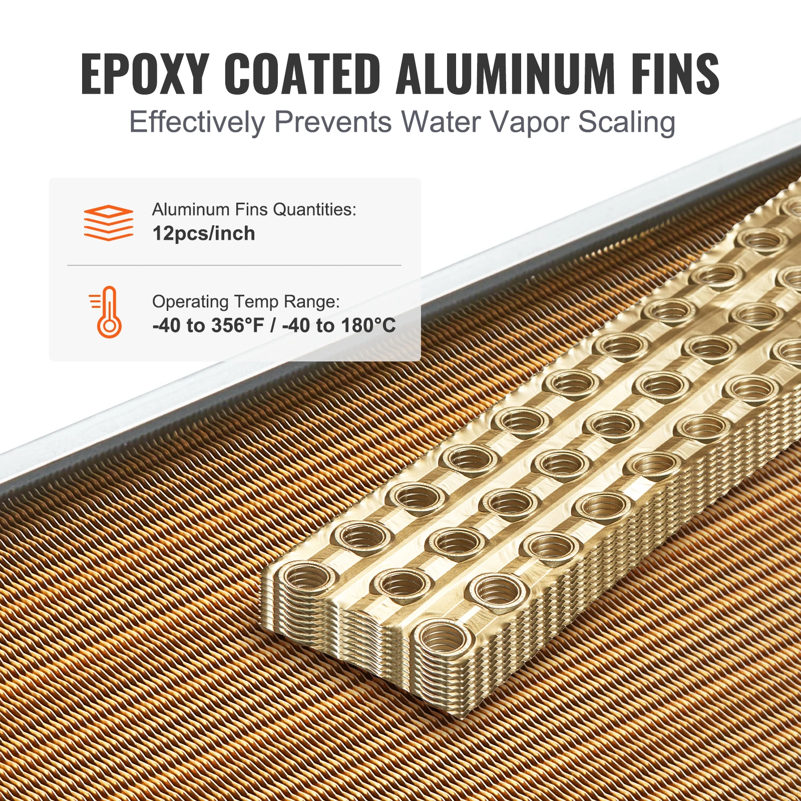Heat Exchanger Water to Air 18"x 20" for Outdoor Wood Furnaces Residential Heating and Cooling and Forced Air Heating - Image 2